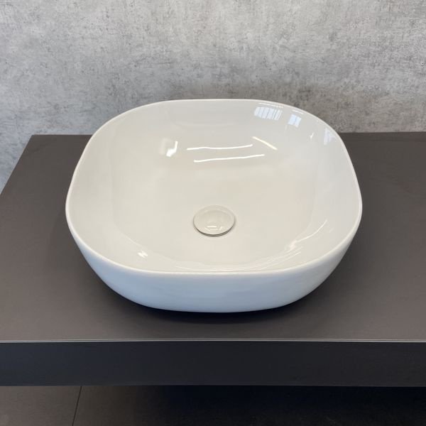 Раковина Comforty 78106 накладная квадратная 42.5, санфарфор