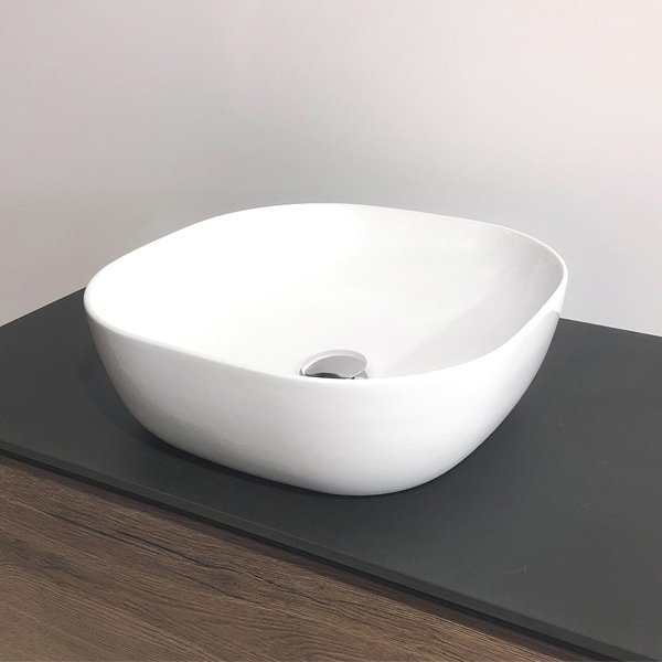 Раковина Comforty 78106 накладная квадратная 42.5, санфарфор купить,56615