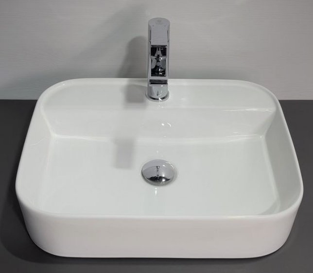 Раковина Comforty 78574-50 накладная прямоугольная 50, санфарфор купить,57809