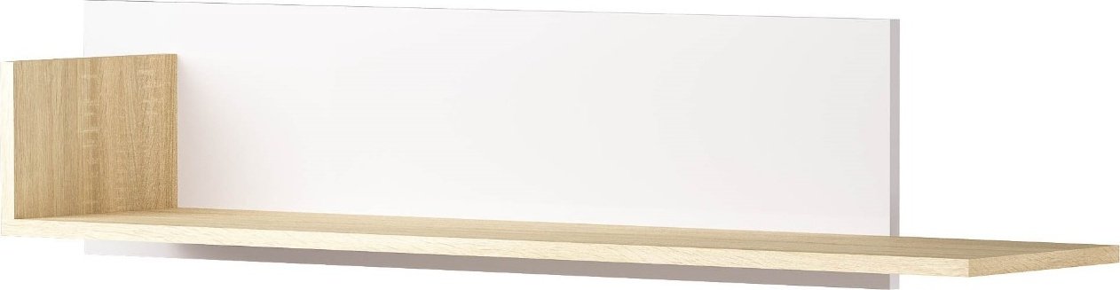 Стол письменный DOMA PKS-12+полка 5151562, 120х60x75 см, белый, бежевый