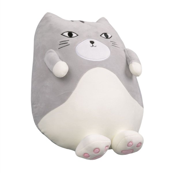 Мягкая игрушка Bulu-Xiong Подушка-котик BL-8013B 38см купить,NaN