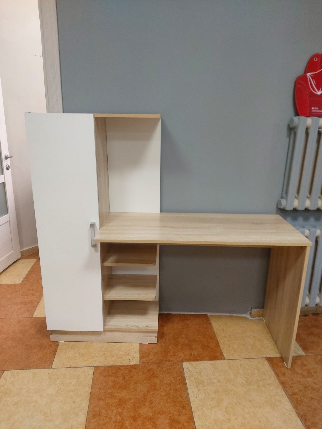 Стол компьютерный с надстройкой DOMA SOFT-LITE, 145х50x135 см, белый, бежевый купить,NaN