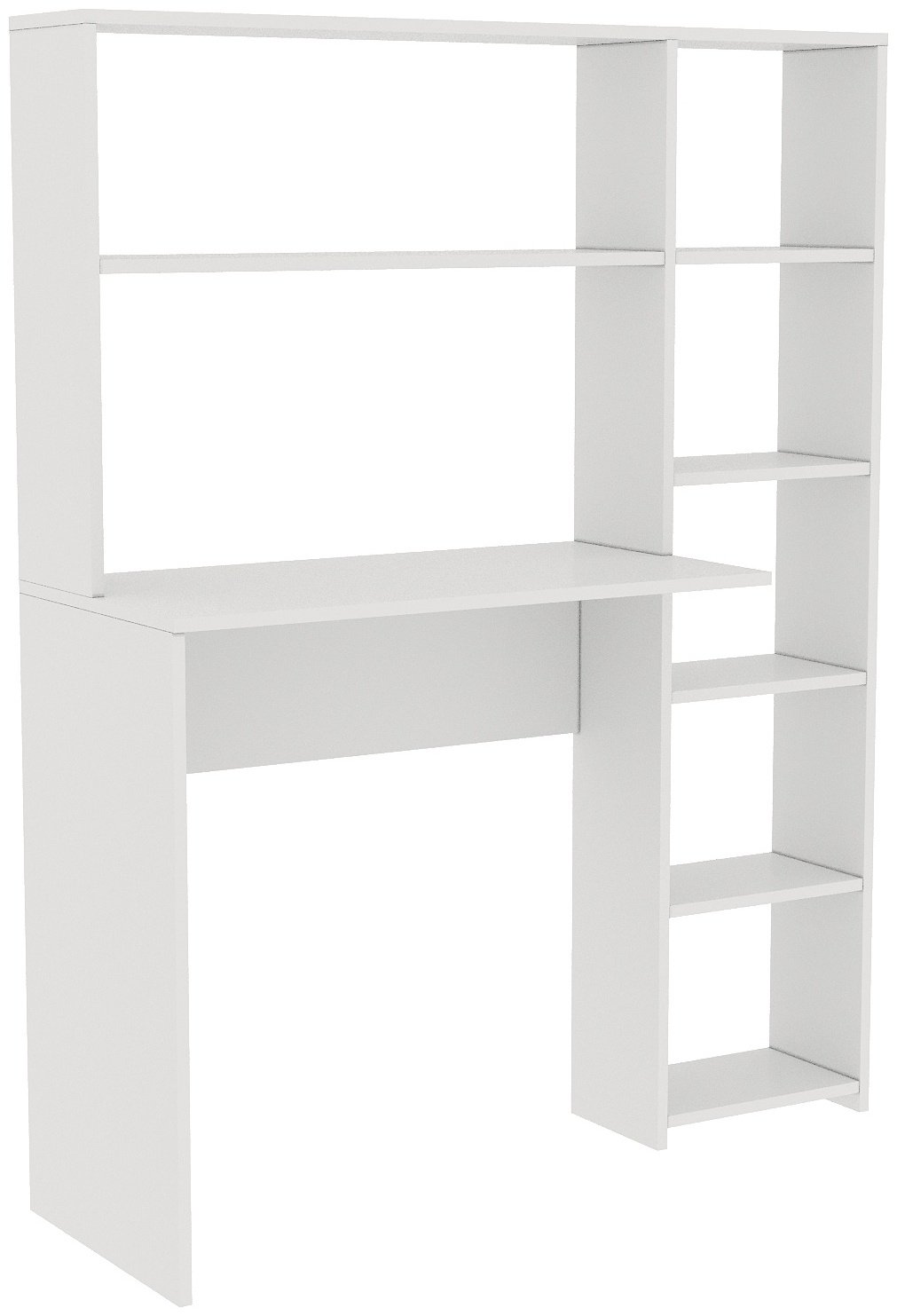 Стол компьютерный с надстройкой DOMA ST05, 113х40x142 см, белый купить,NaN