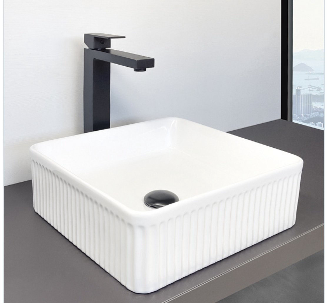 Раковина Comforty CF178608X накладная квадратная 38, санфарфор купить,56341