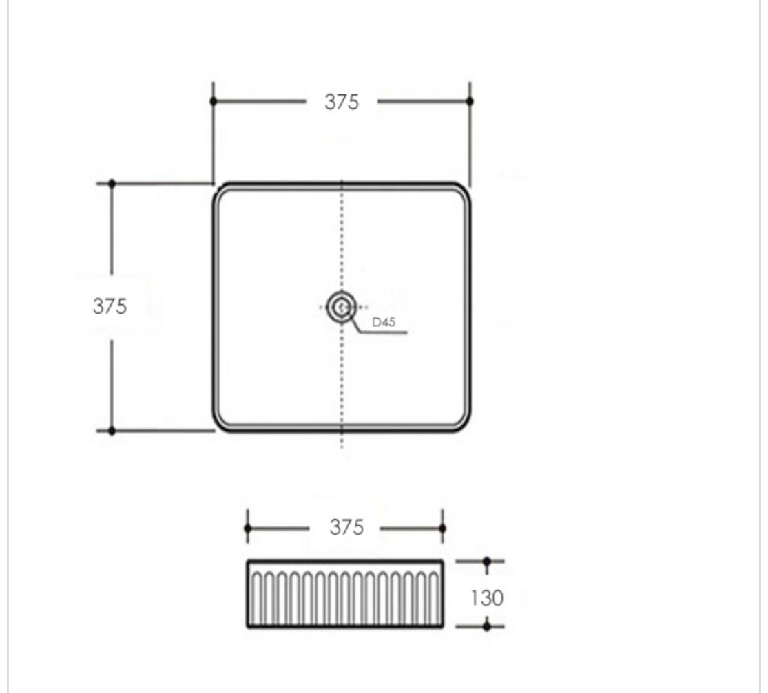 Раковина Comforty CF178608X накладная квадратная 38, санфарфор купить,56341
