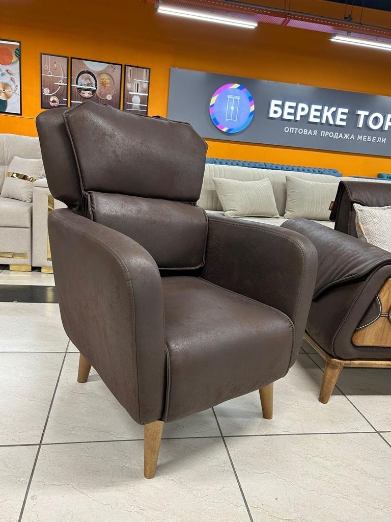 Комплект мягкой мебели Elegant Lorenzo коричневый купить,NaN