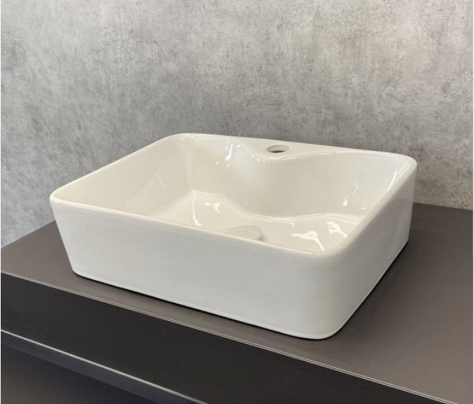 Раковина Comforty PZ-6068 накладная прямоугольная 48, санфарфор купить,48854