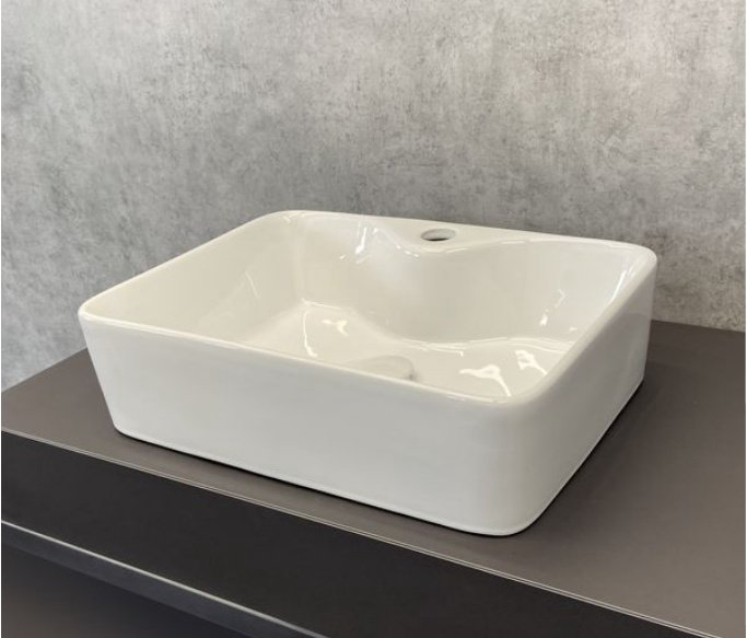 Раковина Comforty PZ-6068 накладная прямоугольная 48, санфарфор купить,48854