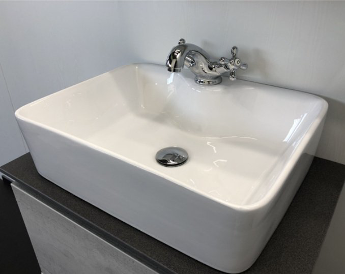 Раковина Comforty PZ-6068 накладная прямоугольная 48, санфарфор купить,48854