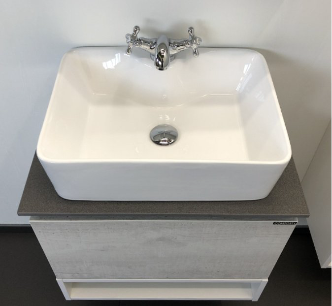 Раковина Comforty PZ-6068 накладная прямоугольная 48, санфарфор купить,48854