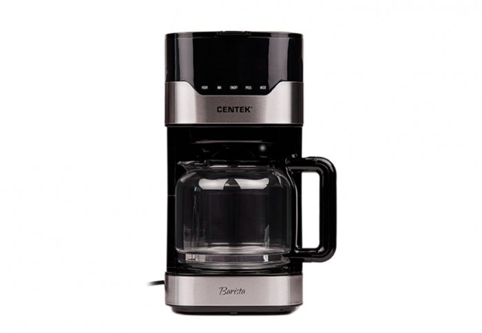 Кофеварка Centek CT-1145 серебристая - ForteMarket Кофеварка Centek CT-1145 серебристая купить,0