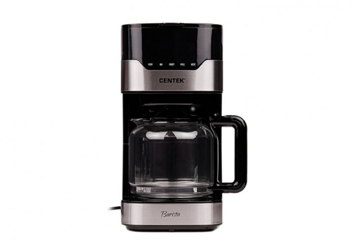 Кофеварка Centek CT-1145 серебристая купить,36500