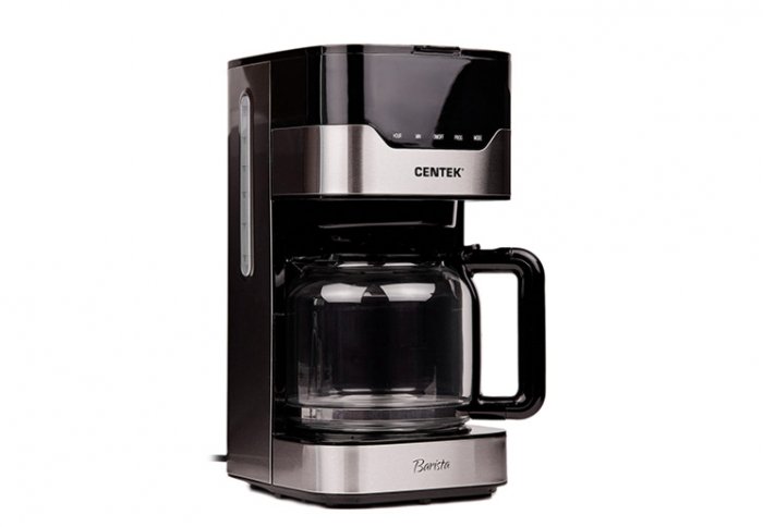 Кофеварка Centek CT-1145 серебристая - ForteMarket Кофеварка Centek CT-1145 серебристая купить,0