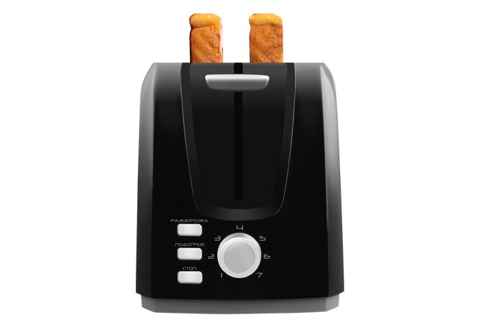 Тостер Centek CT-1429 черный - ForteMarket Тостер Centek CT-1429 черный купить,0