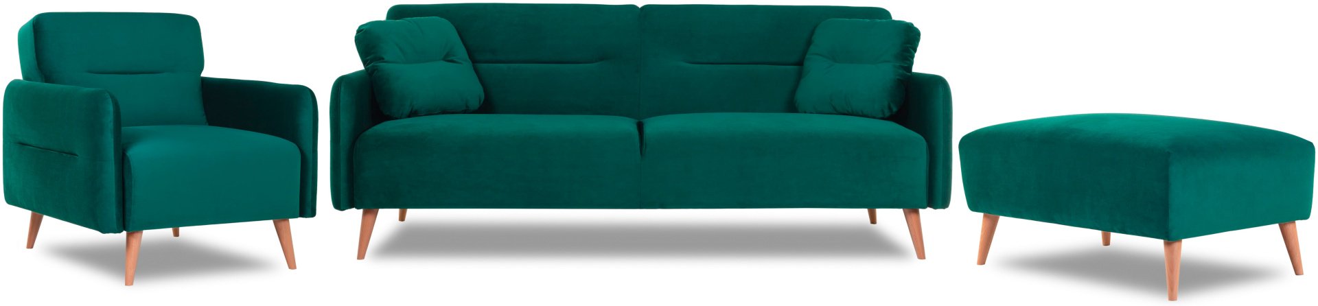 Комплект мягкой мебели DOMA Finsoffa 5161848 зеленый купить,NaN