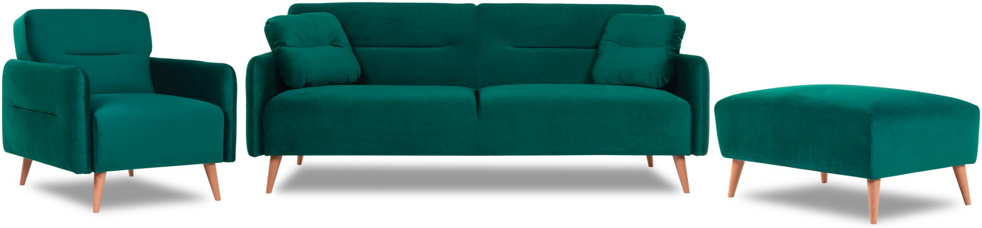 Комплект мягкой мебели DOMA Finsoffa 5161848 зеленый купить,NaN