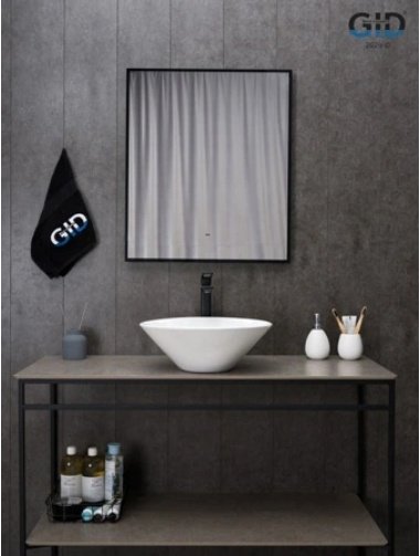 Раковина GID-ceramic N9102 накладная круглая 42, керамика