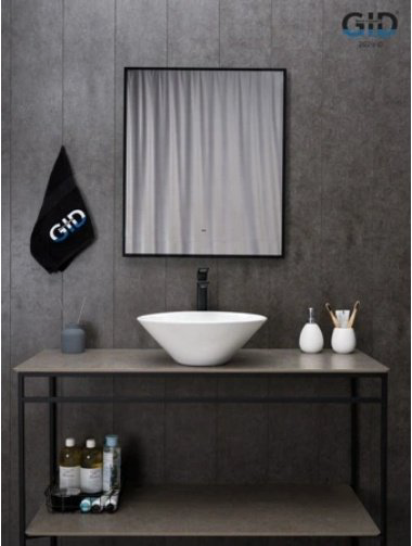 Раковина GID-ceramic N9102 накладная круглая 42, керамика купить,50093