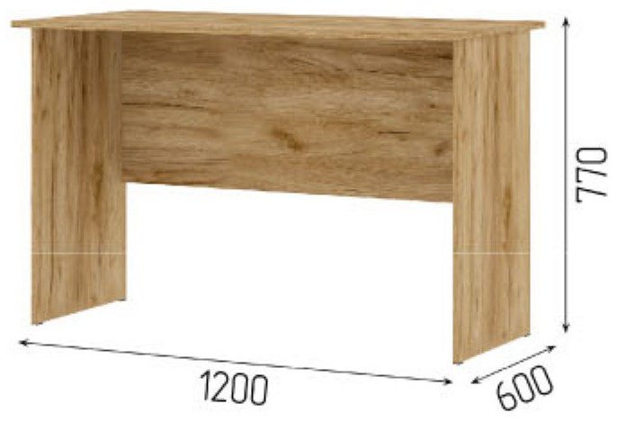 Стол письменный DOMA HELEN-NS, 120х60x77 см, светло-коричневый купить,NaN
