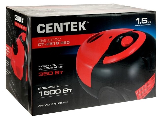 Пылесос Centek CT-2518 красный - ForteMarket Пылесос Centek CT-2518 красный купить,0