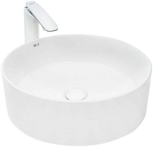Раковина WeltWasser WW ELBACH 3069 накладная круглая 47 см, фаянс