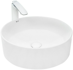 Раковина WeltWasser WW ELBACH 3069 накладная круглая 47 см, фаянс