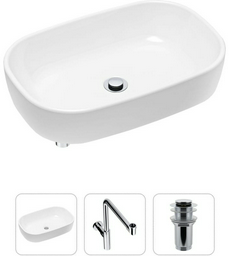 Раковина Lavinia Boho Bathroom Sink 21520045 накладная овальная 36, фарфор