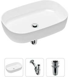Раковина Lavinia Boho Bathroom Sink 21520055 накладная овальная 35.5, фарфор