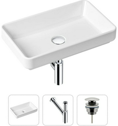 Раковина Lavinia Boho Bathroom Sink 21520144 накладная прямоугольная 34, санфарфор