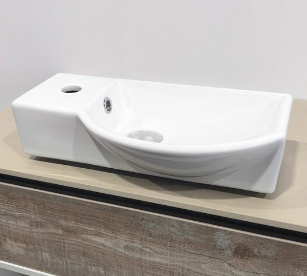 Раковина Comforty 7947BR подвесная нестандартная 45, санфарфор купить,51441