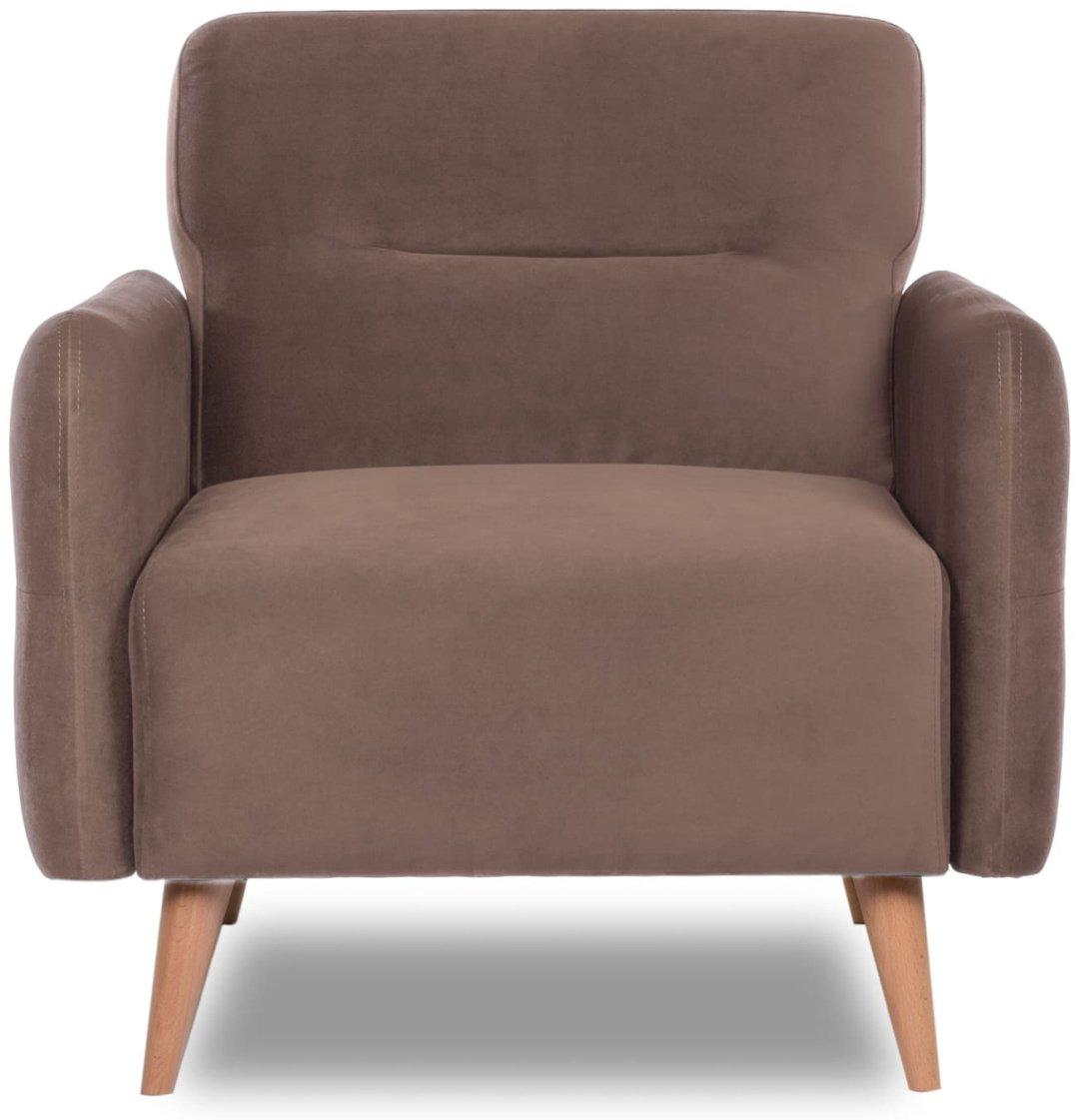 Кресло-кровать DOMA HYGGE 646815781, обивка велюр, коричневый купить,NaN