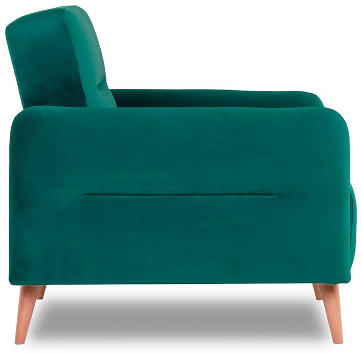 Кресло DOMA Relax Finsoffa HYGGE, обивка велюр, зеленый купить,NaN
