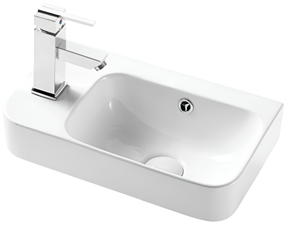 Раковина Calypso CS5117-L накладная прямоугольная 26, фарфор купить,NaN