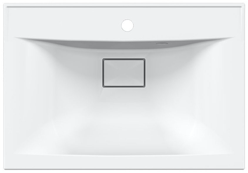 Раковина Vincea VCB-3M600W врезная прямоугольная 60, керамика купить,NaN