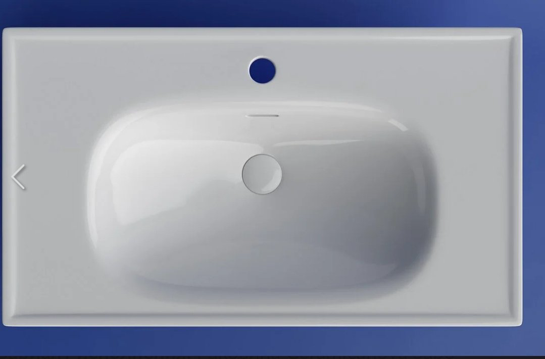 Раковина Ceramicanova Sabo CN13002 накладная прямоугольная 80, санфарфор купить,280192
