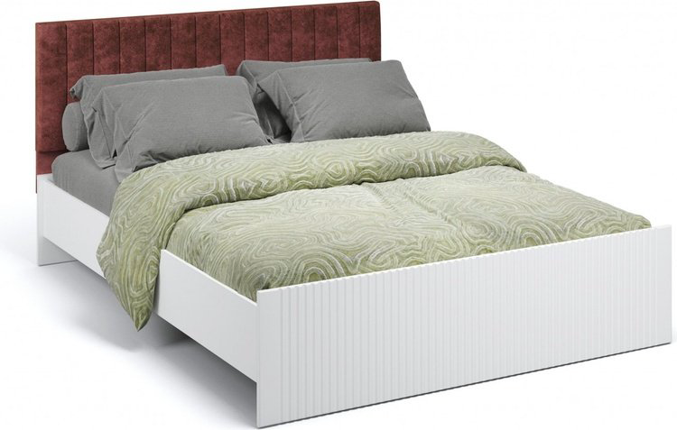 Кровать Imperial Миа 160x200см белая купить,NaN