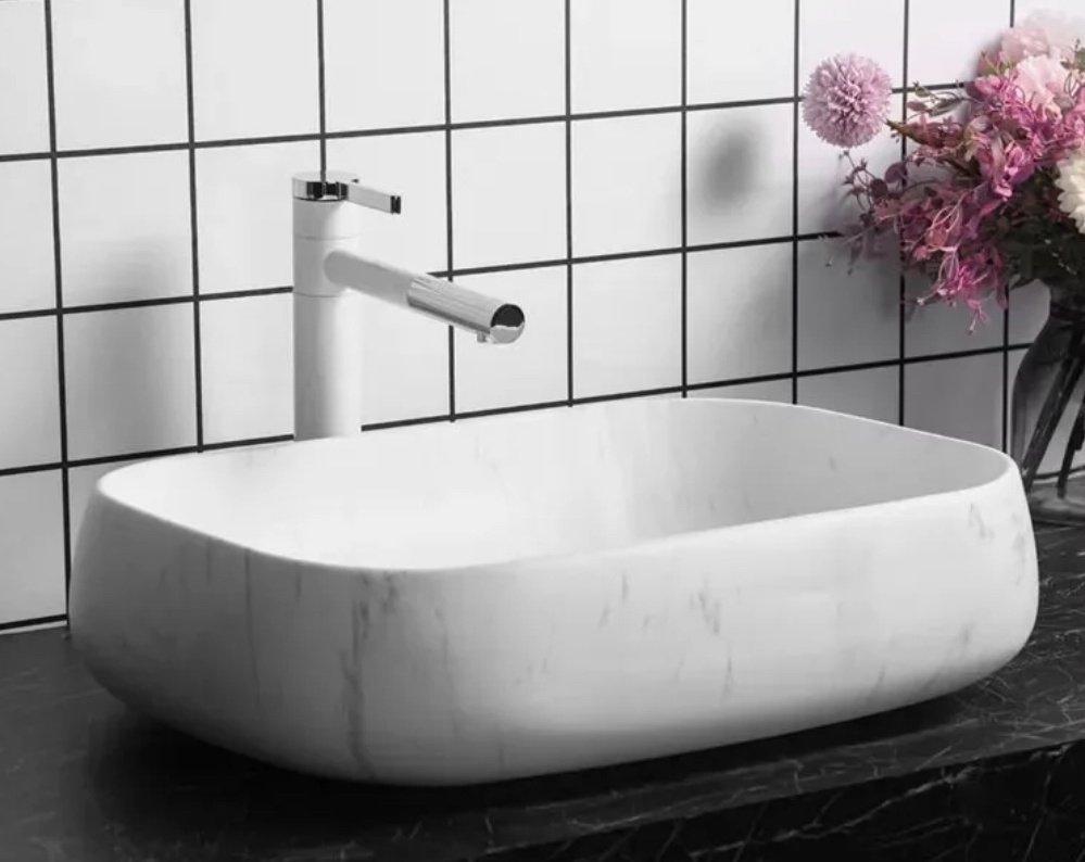 Раковина CeruttiSPA CR0086 MMW1 накладная овальная 40 см, фарфор