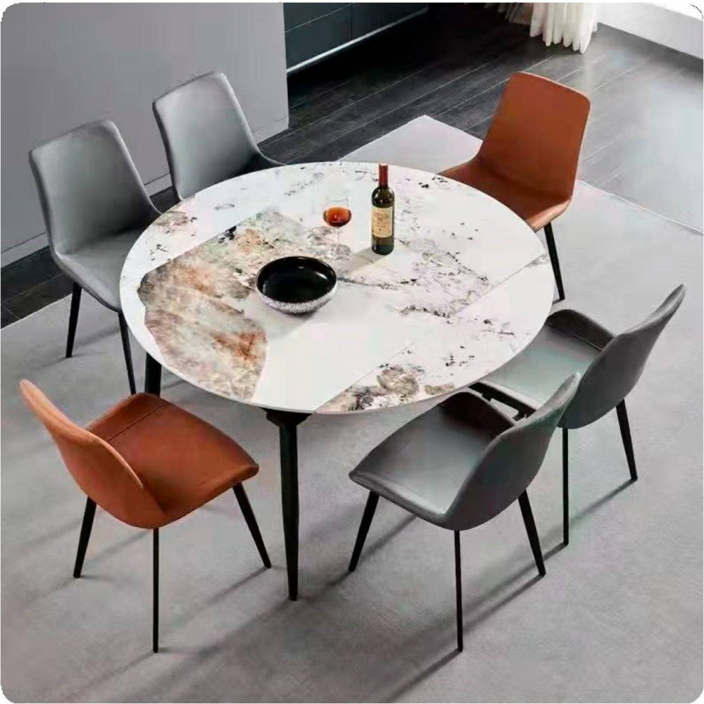 Комплект Home Collection Euphoria, стол 130х75 см + 6 стульев, мультиколор купить,NaN