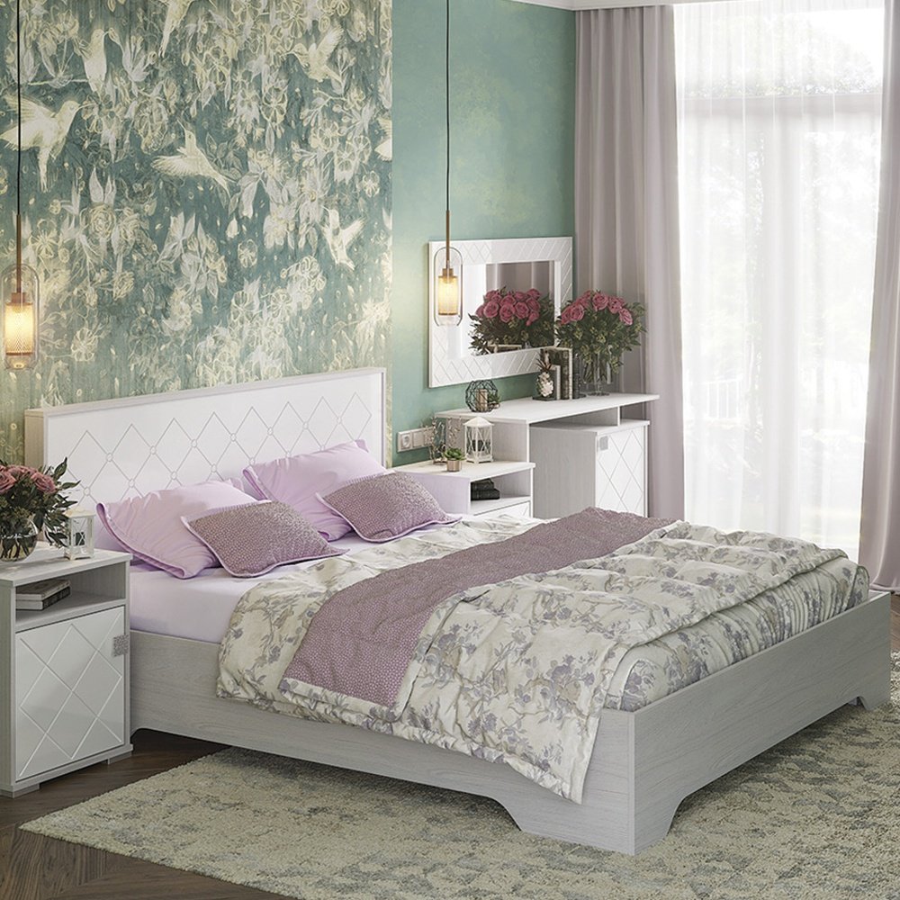 Кровать Doma Сальма 160x200см белая купить,NaN