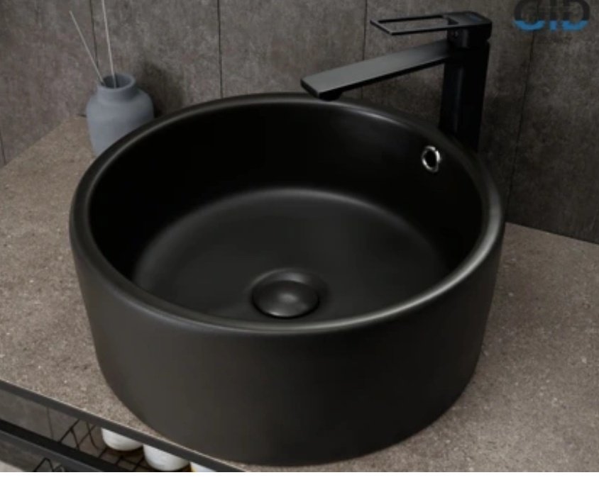 Раковина GID-ceramic N9130bg накладная круглая 41, керамика