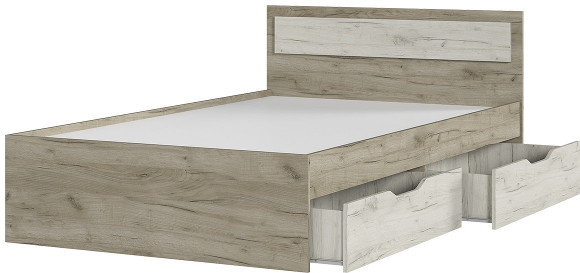 Кровать Doma Garmonia-Lite Classic 01 120x200см с матрасом белый/светло-серый купить,NaN