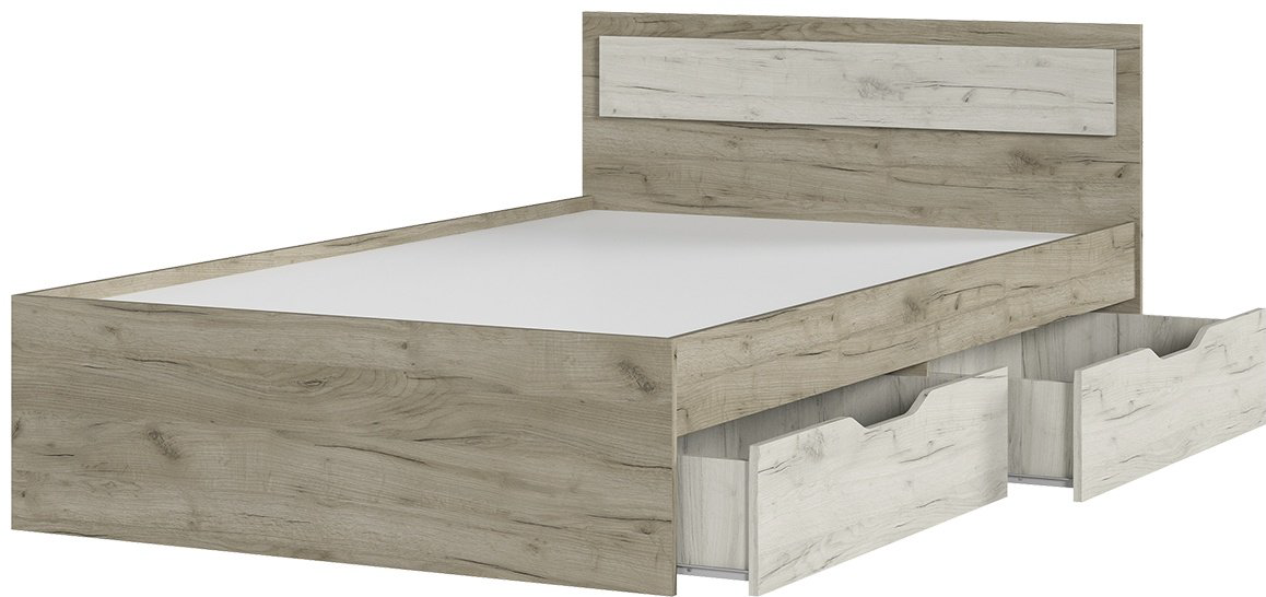 Кровать Doma Garmonia-Lite Classic 01 120x200см с матрасом белый/светло-серый купить,NaN