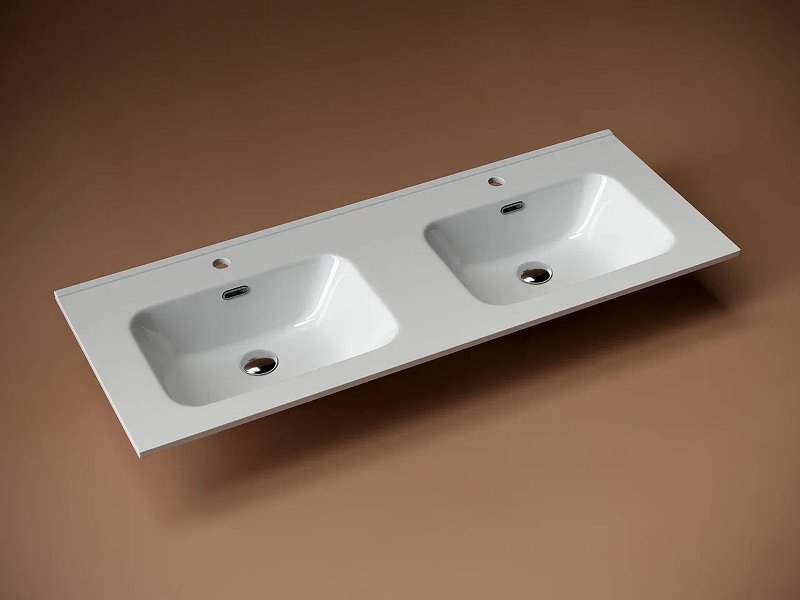 Раковина Ceramicanova CN7004 накладная прямоугольная 46.5, фарфор