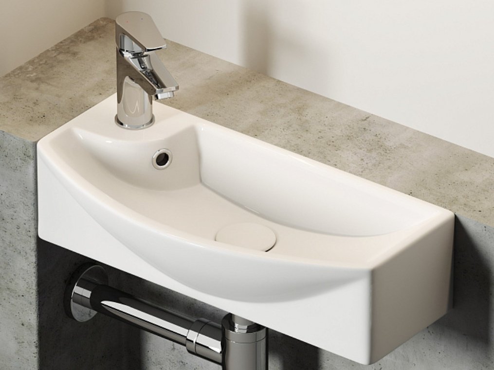 Раковина Ceramicanova CN6038R подвесная прямоугольная 45, санфарфор