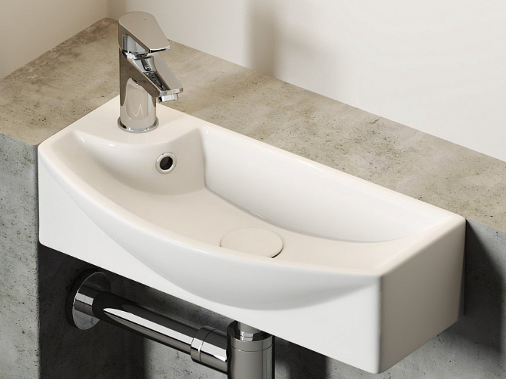 Раковина Ceramicanova CN6038R подвесная прямоугольная 45, санфарфор купить,129350