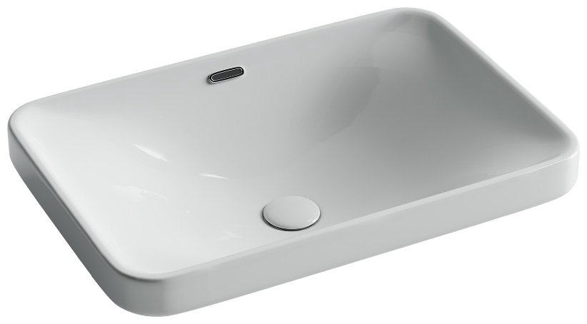 Раковина Ceramicanova CN5041 врезная прямоугольная 60.5, санфарфор купить,178674