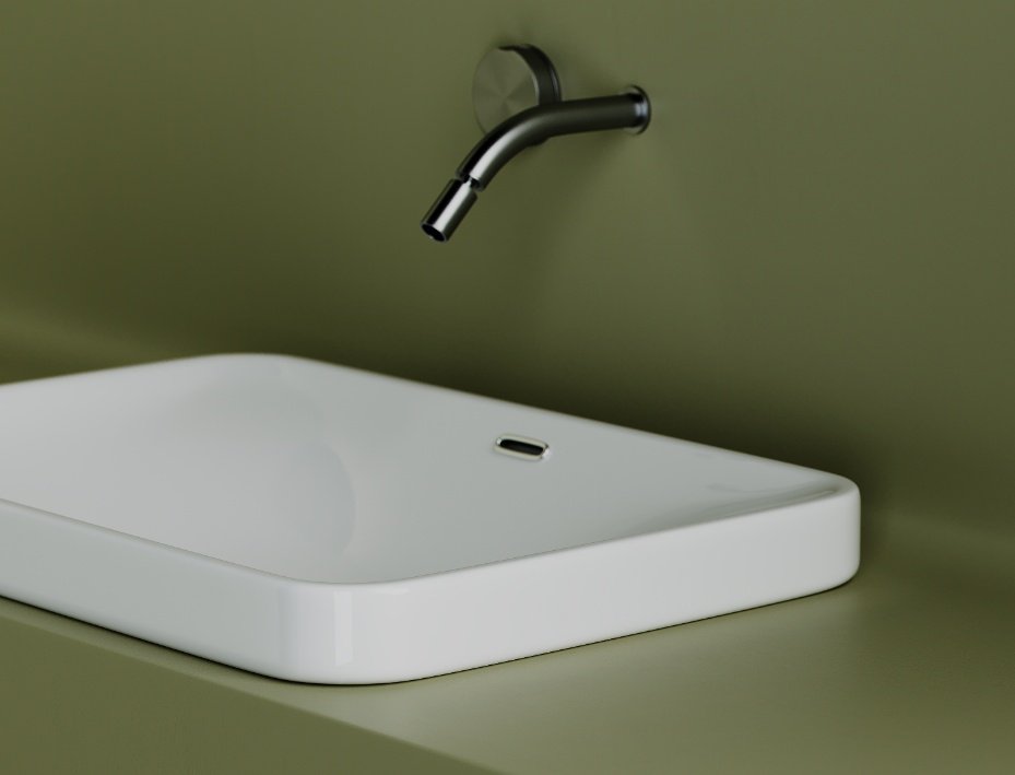 Раковина Ceramicanova CN5041 врезная прямоугольная 60.5, санфарфор