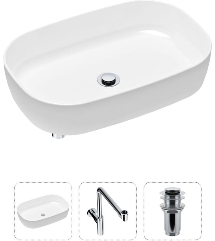 Раковина Lavinia Boho Bathroom Sink 21520099 накладная овальная 35.5, санфарфор купить,NaN