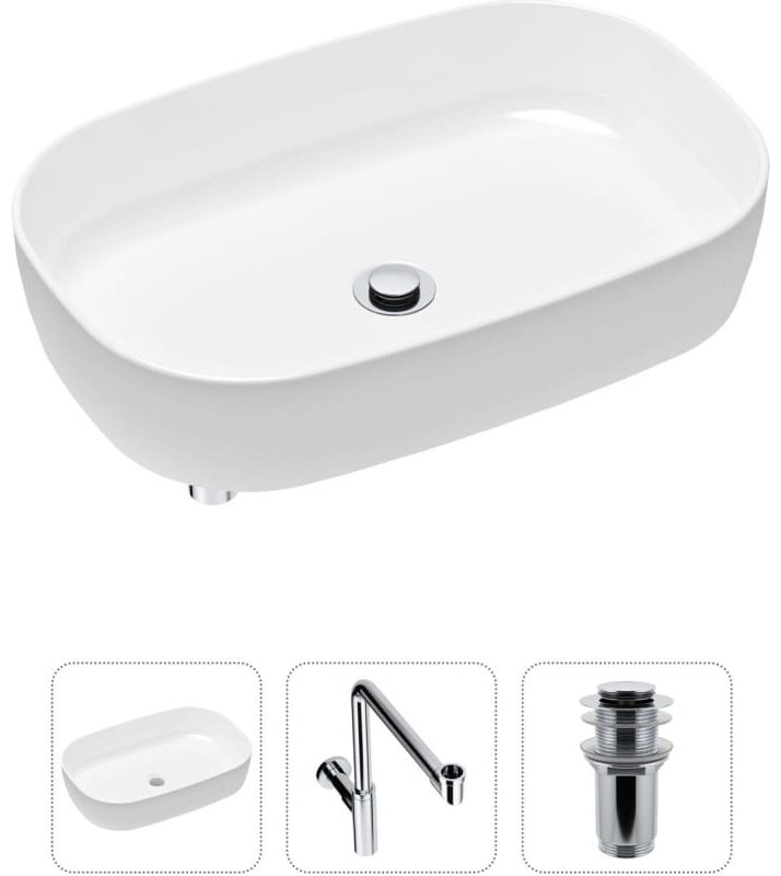 Раковина Lavinia Boho Bathroom Sink 21520099 накладная овальная 35.5, санфарфор купить,NaN