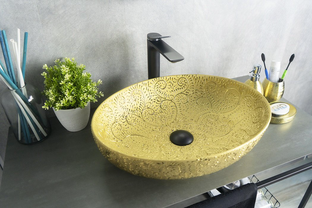 Раковина GID-ceramic Nc444 накладная овальная 39, керамика купить,NaN